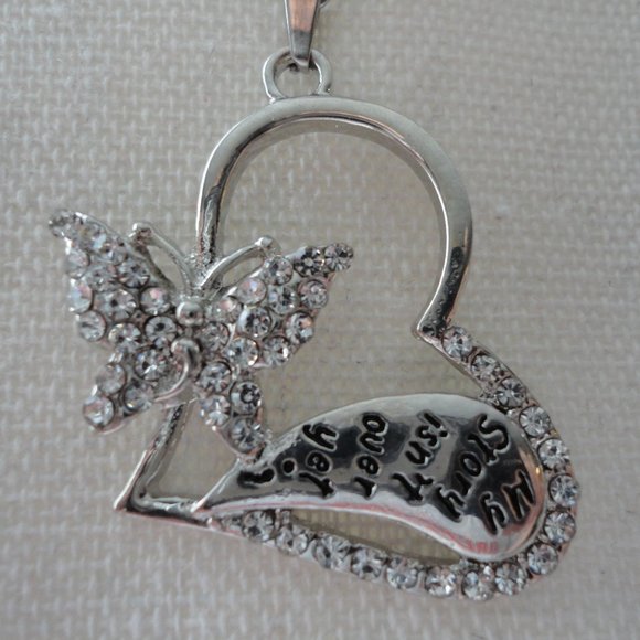 Jewelry - MY STORY ISN'T OVER YET BUTTERFLY NECKLACE